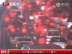 北京堵车视频,车水马龙,出行挑战