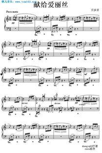 钢琴曲献给爱丽丝视频,浪漫旋律中的深情告白